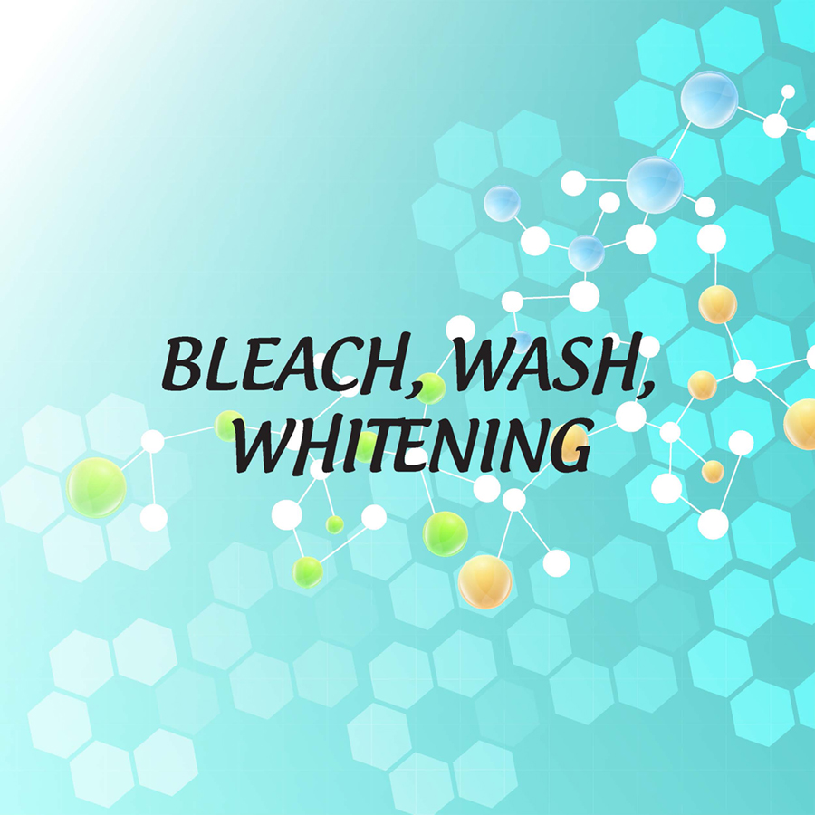 Bleach, wash, whitening