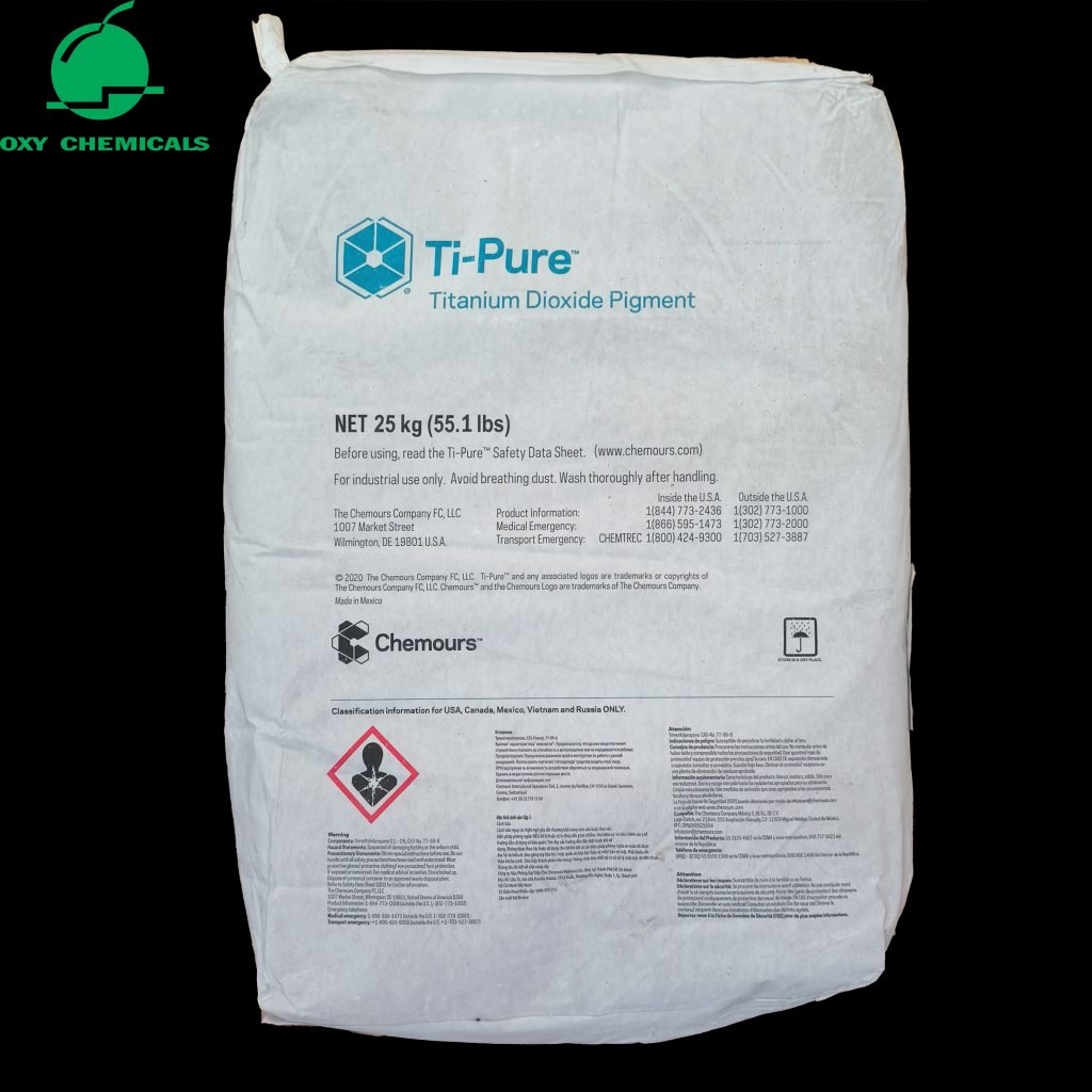 Tio2 Color Ingredient Picture BỘT MÀU TRẮNG - TITAN DIOXIDE - TiO2 - 902 - OXY CHEMICALS